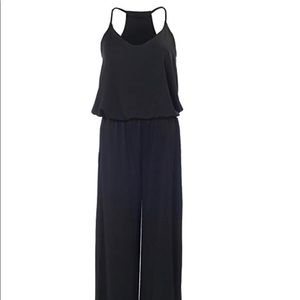 Urban K Long Black Jumpsuit - Size XL